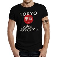 LOBO NEGRO® T-Shirt für Japan Samurai Tokio Kampfsport Fans: Tokyo von LOBO NEGRO