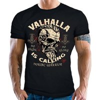 LOBO NEGRO® T-Shirt für Wikinger Nordmann Keltic Fans: Valhalla is Calling von LOBO NEGRO