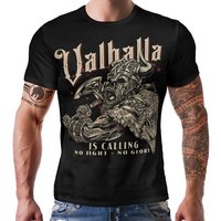 LOBO NEGRO® T-Shirt für Wikinger Nordmann Keltic Fans: Walhalla is Calling von LOBO NEGRO