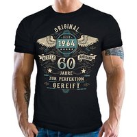 LOBO NEGRO® T-Shirt zum 60. Geburtstag: Original seit 1964 - Zur Perfektion gereift von LOBO NEGRO