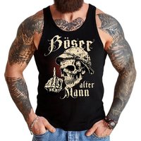LOBO NEGRO® Tanktop Muskel Shirt für den etwas älteren Nörgler: Böser Alter Mann von LOBO NEGRO