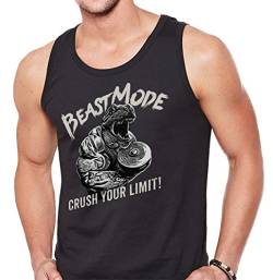 Original Lobo NRGRO® Design Tank Top für den Bodybuilder: Crush Your Limit! -M von LOBO NEGRO