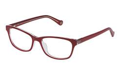 Loewe Unisex-Erwachsene VLW90554098H Brillengestelle, Rot (Red+Crystal), 55 von LOEWE