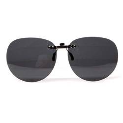 Unisex Polarized Clip-on Sunglasses Over Prescription Glasses Anti-Glare UV400 for Men Women Driving Travelling Outdoor Sport, C1 von LOHO