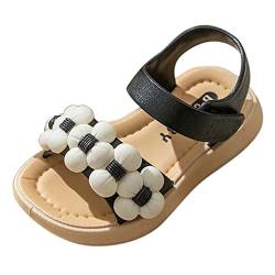 LOIJMK Infant Kleinkind Mittlere Kinder Schuhe Sommer Strand Schuhe Mode Atmungsaktive Sandalen Sandalen 32 (Black, 23 Toddler) von LOIJMK
