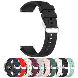 LOKEKE Kompatibel mit Huawei Watch GT4 Ersatz-Armband – 18 mm Ersatz-Silikon-Armband kompatibel mit Huawei Watch GT4, 18 mm, Künstlicher Quarz. von LOKEKE