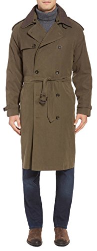 LONDON FOG Herren-Trenchcoat - Grün - 52 von LONDON FOG