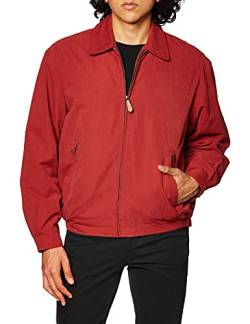 LONDON FOG Herren Zip Front Light Mesh Lined Golf Jacket Baumwolle, leicht, Jacke, Chili, X-Large von LONDON FOG