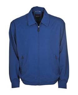 LONDON FOG Herren Zip-front Golf Jacket Baumwolle leicht Jacke, Pacific Blue, L EU von LONDON FOG