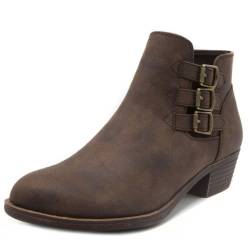 LONDON FOG Tommy Damen-Stiefelette, Braun (Cowboy Braun), 43 EU von LONDON FOG