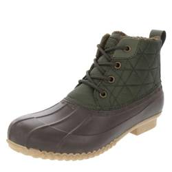 LONDON FOG Winley Duck Damen-Stiefel, Olives Nylon, 40.5 EU von LONDON FOG