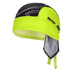 Bandana Kopftuch Herren Schnell Trocknender Bandana Cap Atmungsaktiver Piratenhut UV Schutz Schweißabsorbierendes Bikertuch Weiche Dünne Turban Mütze Funktionskappe für Outdoor Radfahren Motorrad von LONTG