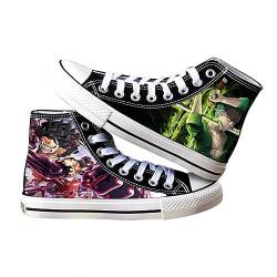 One Piece Luffy Roronoa Zoro Printed Cosplay Schuhe Unisex Erwachsene High Top Canvas Sneaker von LOPERT