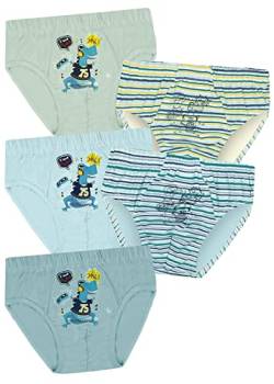 LOREZA ® 5 Jungen Slips aus Baumwolle Unterhosen (128-134 (8-9Jahre), Modell 3) von LOREZA