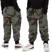 LOREZA Jogginghose Jungen & Mädchen Freizeithose Trainingshose Sporthose - Camouflage - (1-tlg) von LOREZA