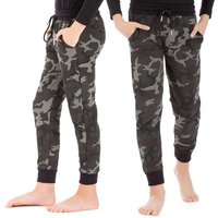 LOREZA Jogginghose Jungen & Mädchen Freizeithose Trainingshose Sporthose - Camouflage - (1-tlg) von LOREZA