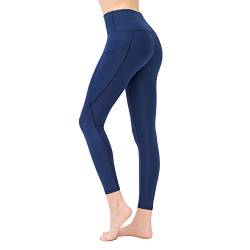 LOS OJOS Damen Shades&Colors Leggings, True Navy, M EU von LOS OJOS