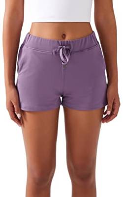 LOS OJOS Damen Shorts, Violett, XL EU von LOS OJOS