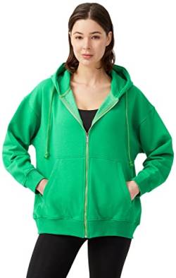 LOS OJOS Hoodie Damen - Kapuzenpullover mit Reißverschluss - Langarm-Sweatshirts in Übergröße - Sweatjacke Damen von LOS OJOS