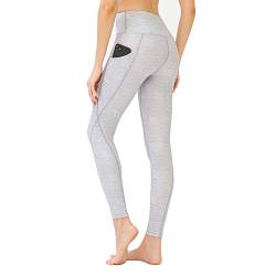 LOS OJOS Leggings Damen – Yogahose mit Taschen, Workout-Leggings mit hoher Speck-Weg-Taille für Frauen von LOS OJOS