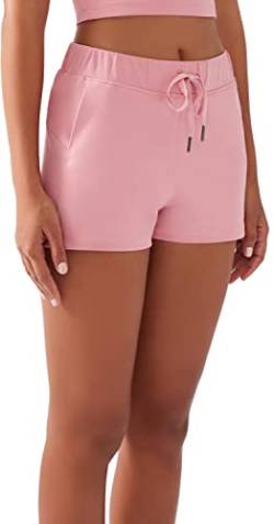 LOS OJOS Sporthose Damen Kurz - Workout Shorts für Frauen - Shorts mit Taschen für Yoga, Wandern, Lauftraining und Casual Dressing von LOS OJOS