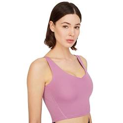 LOS OJOS V-Neck Sport BH - Medium Support gepolsterter Sport-BH für Damen von LOS OJOS