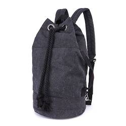 LOSMILE Rucksäcke Damen Herren Daypacks Seesack Leinwand Rucksack Canvas Reisetaschen Umhängetasche Weekender Schultertaschen. von LOSMILE