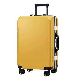 LOSTIS Koffer Reisekoffer Rollkoffer USB-Ladeanschluss, Koffer, TSA-Zahlenschloss Mit Universalrädern, Gepäcksicher Kabinenkoffer Handgepäck (Color : A, Size : 20 in) von LOSTIS