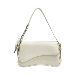 LOSVIP Kleine Umhängetasche Y2K Geldbörse für Frauen Handtasche Clutch Geldbörse Classic Retro Crossbody Bag Satchel (Weiß) von LOSVIP