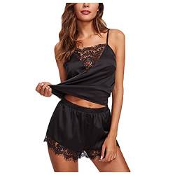 LOSVIP Pyjama Set Damen,Frauen Dessous Set Sexy BH und Panty Jumpsuit Dessous Sets New Sexy Fashion Lace Lingerie Underwear Sleepwear Pajamas von LOSVIP