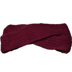 LOT83, Stirnband Damen, Maud, Haarreifen Damen, Haarband, Bordeaux, Einheitsgröße von LOT83