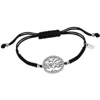 LOTUS SILVER Silberarmband Lotus Silver Lebensbaum Armband (Armband), 925 Sterling Silber Lebensbaum, Farbe: silber, schwarz von LOTUS SILVER