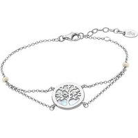 LOTUS SILVER Silberarmband Lotus Silver Lebensbaum Kreis Armband (Armband), 925 Sterling Silber Lebensbaum Kreis, Farbe: silber von LOTUS SILVER