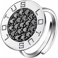 LOTUS SILVER Silberring Lotus Silver Circle Ring LP1252-3/4 (Fingerring), Ringe für Damen 925 Sterling Silber, silber, weiß von LOTUS SILVER