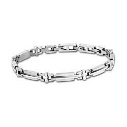 LOTUS STYLE Edelstahl Armband LS1799-2/1 Herren Armschmuck silber D2JLS1799-2-1 ein schönes Geschenk zu Weihnachten, Geburtstag, Valentinstag für den Mann von LOTUS STYLE