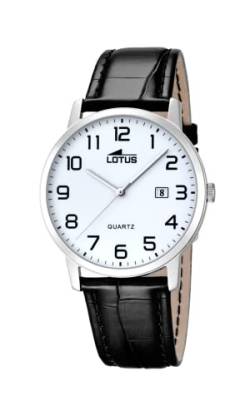 Lotus Herren Analog Quarz Uhr mit Leder Armband 18239/1 von LOTUS