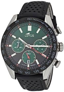 Lotus Herren Analog Quarz Uhr mit Leder Armband 18915/3 von LOTUS