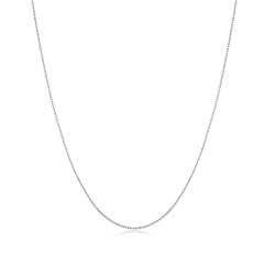 LOVANS Sterling Silber S925 Box Kette Halskette, 1mm/1,5mm dicke italienische Box Kette Halskette für Männer und Frauen, Länge 14/16/20/24inch, Geschenk für Sie und Ihn. von LOVANS