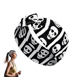 Halloween-Stirnband - Dehnbare Kopfwickel - Damen-Stirnbänder, Kostü -Stirnband, Workout-Yoga-Schweißbänder, Haar-Accessoires Lovemetoo von LOVEMETOO