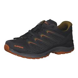 LOWA 310614 9728 MADDOX GTX LO Herren Outdoorschuh wasserdicht GORE-TEX Schuhe, Groesse 44, grau/orange von LOWA