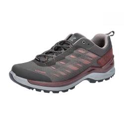 LOWA Damen Wanderschuhe Ferrox GTX Lo Ws 320697 Anthrazit/Altrosa 38 von LOWA