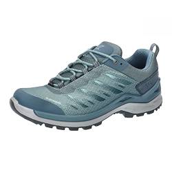 LOWA Damen Wanderschuhe Ferrox GTX Lo Ws 320697 Smokeblue/Iceblue 38 von LOWA