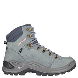 LOWA Damen Wanderschuhe Renegade GTX Mid 320945 Eisblau/Lachs 38 von LOWA