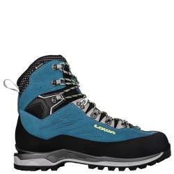 LOWA Herren Alpine Bergschuhe CEVEDALE II türkis-limone 42 von LOWA