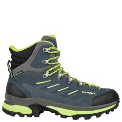 LOWA Herren Wanderschuhe Randir GTX MID 211770 Blau/Limone 47 von LOWA