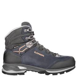 LOWA Stiefel mittel LADY LIGHT GTX blau/mandarine 39 von LOWA