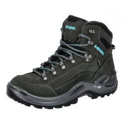 LOWA Renegade GTX MID Ws Asphalt/TÜRKIS - 4,5/37.5 von LOWA