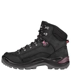 LOWA Renegade GTX MID Ws Damen Wanderstiefel Trekkingschuh Outdoor Goretex 320945 schwarz, Schuhgröße:37.5 EU von LOWA