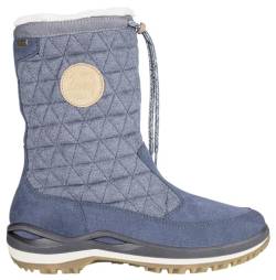 LOWA W Fedaia Gtx Blau - Gore-Tex Modischer warmer Damen Gore-Tex Winterstiefel, Größe EU 39.5 - Farbe Stahlblau von LOWA