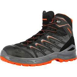 Sicherheitshochschuhe S3 "LARROX WORK GTX BLACK MID" (eu_footwear_size_system, adult, men, numeric, medium, numeric_41) von LOWA